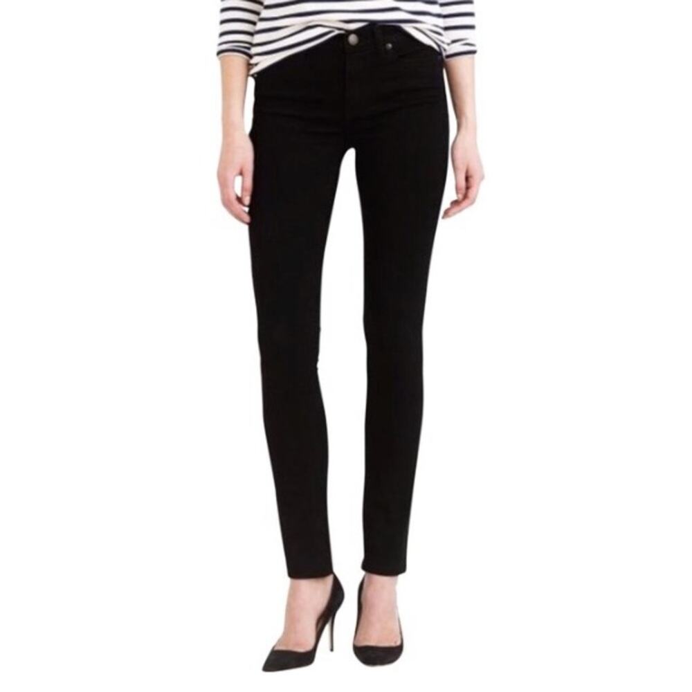 J Crew Reid black skinny jeans